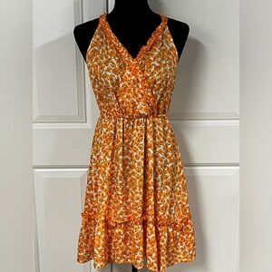 Wrap Top Ruffle Dress